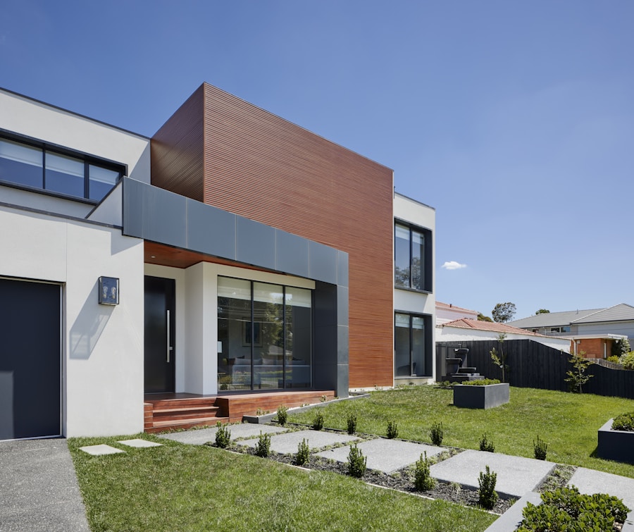 Modern interior with clean lines